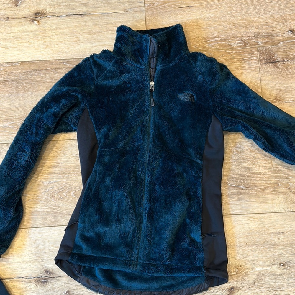 The north face zip up women’s-teal
